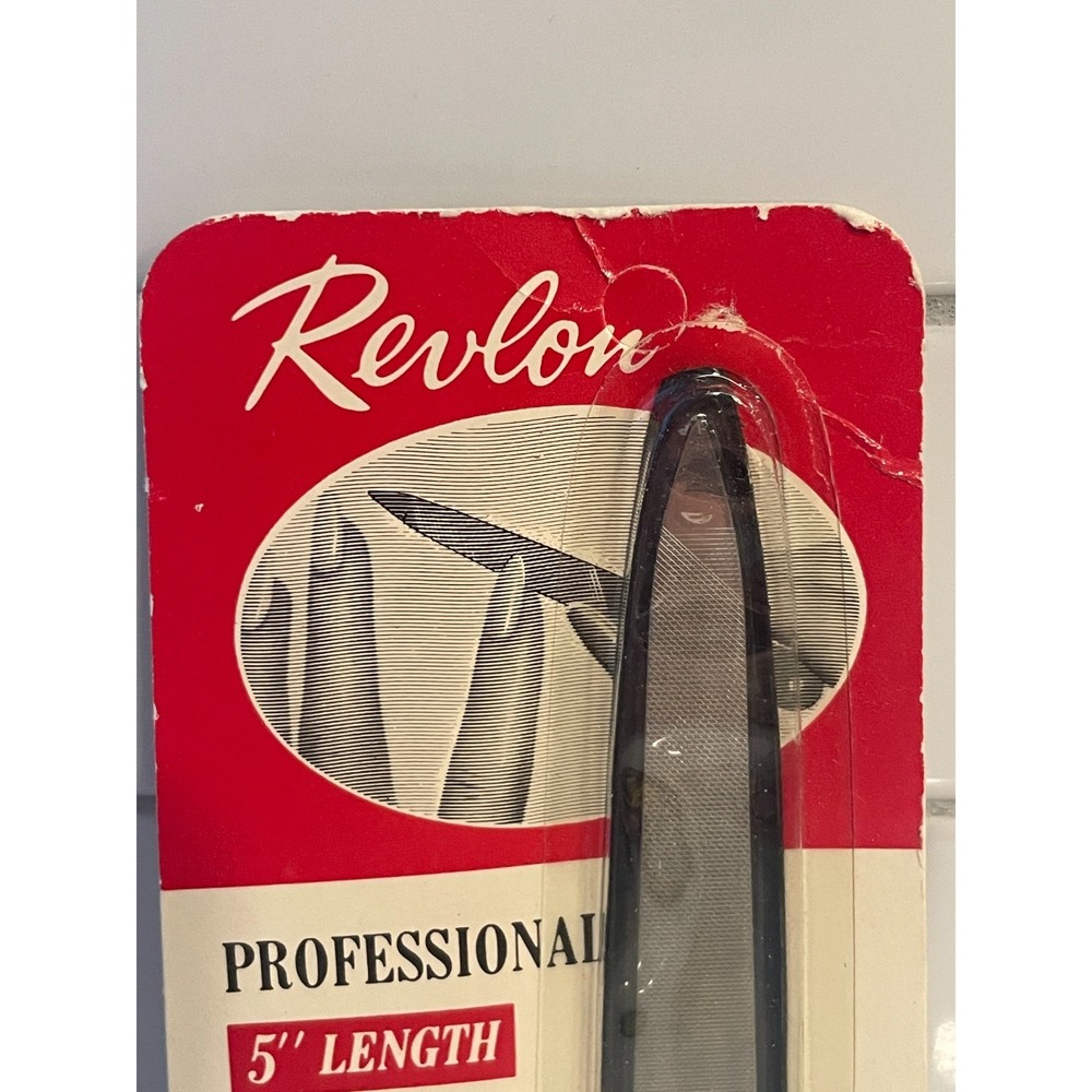 Vintage Revlon Professional Nail File 5" Triple Cut Stainless Steel 2321 New - Picture 2 of 5